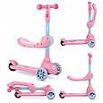 Самокат MoMi Kiuru 2в1 (колір - pink), фото 9