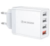 Сетевое зарядное устройство USB WK WP-U125-White белое высокое качество