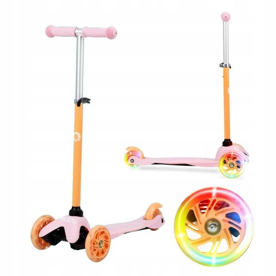 Самокат триколісний QKIDS LUMIS (колір - orange), фото 1