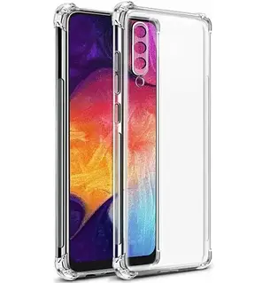 Силіконовий чохол Shockproof для Samsung A30s / A50 / A50s (закрита камера), фото 1