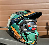 Мотошолом MT Streetfighter SV, шлем стритфайтер, шлем кастом, шолом custom