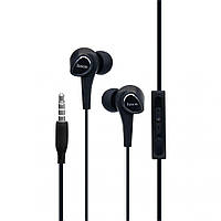 Проводные наушники Hoco 3.5 mm M66 Passion In-Line с микрофоном 1.2 m Black GM, код: 7683094