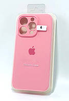 Чехол для телефона iPhone 14Pro Silicon Case original FULL Camera №6 Light pink (4you)