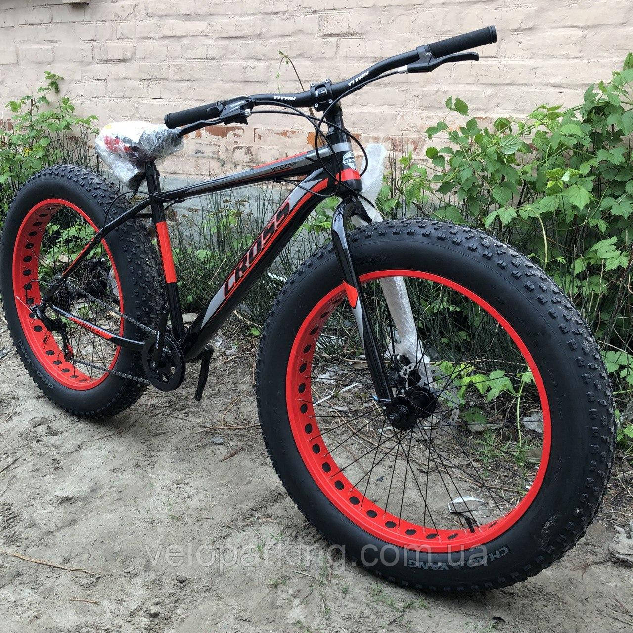 Позашляховик фетбайк 26/4.9 Defender Cross 19 (fatbike) велосипед New fatbike (широка покришка 4.9) 2025