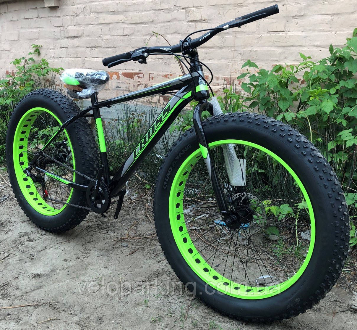 Позашляховик фетбайк 26/4.9 Defender Cross 19 (fatbike) велосипед New fatbike (широка покришка 4.9) 2025