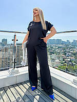 Костюм жіночий двійка із шовку великого розміру, фото 5