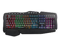 Клавиатура REAL-EL Gaming 8900 RGB Macro Black USB (EL123100025) OS, код: 1901907