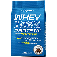 Безлактозный протеин Whey 100% Protein Sporter - 1 кг - шоколад