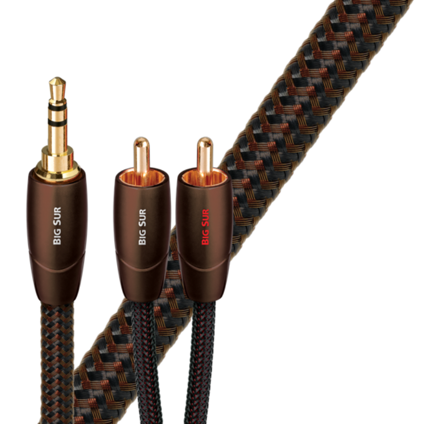 Аудіокабель аналоговий AudioQuest Big Sur 5.0 m 3,5 mm - RCA