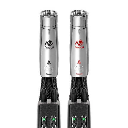 Аудіокабель аналоговий AudioQuest Dragon XLR 1 m, фото 1