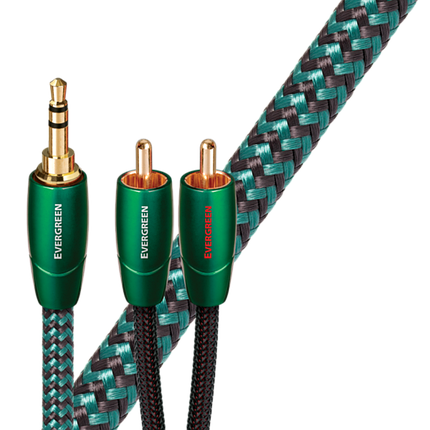 Аудіокабель аналоговий AudioQuest Evergreen 12.0 m 3.5 mm - RCA, фото 1
