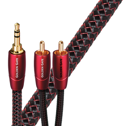 Аудіокабель аналоговий AudioQuest Golden Gate 5.0 m 3.5 mm - RCA, фото 1