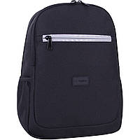 Черный небольшой рюкзак из водоотталкивающей ткани Bagland Young 13 л повседневный (0051066)