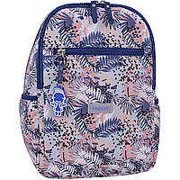 Женский легкий рюкзак с растительным узором Bagland Young текстильный для девочек 13 л 976