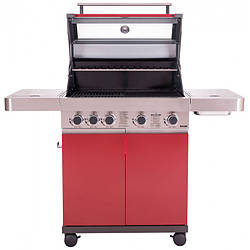 Гриль газовий з неіржавкої сталі Masport MB 400 червоний, 134265