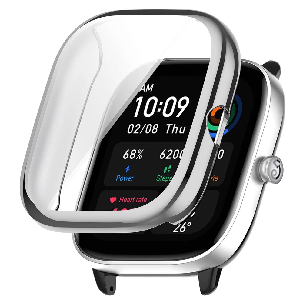 Захисний чохол для смарт годинника Amazfit GTS4 Mini сріблястий