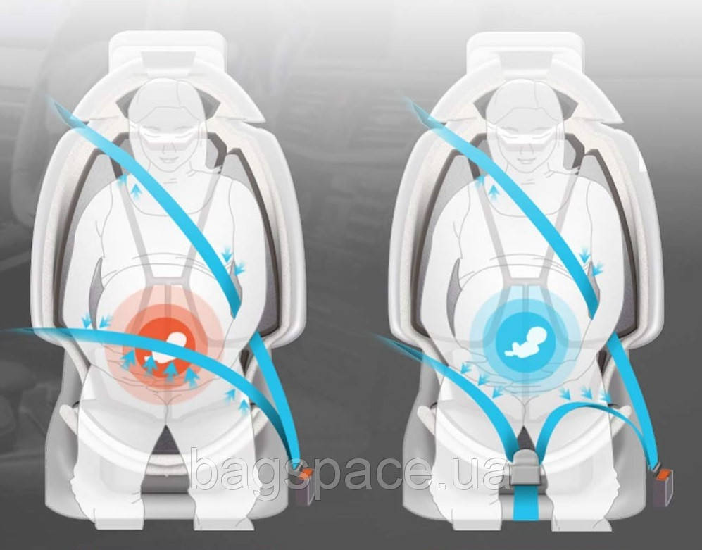 Адаптер на ремень безопасности для беременных в авто SBT group (Safe Belt 2) BS, код: 2546703 - фото 4 - id-p2194056901