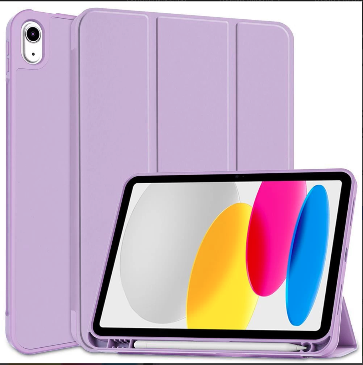 Чохол iPad 10.9 2022 (10-generation) із кріпленням для стілуса Apple Pencil lilac, фото 1