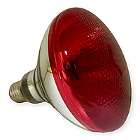 Лампа інфрочервона 100W для обігріву ІФК Luxlight BR38 Е27 240v лампочка для обігріву тварин
