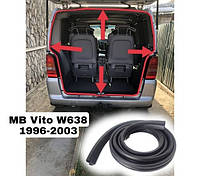 Уплотнитель проёма задней двери Mercedes Benz Vito W638 (1996-2003) новый