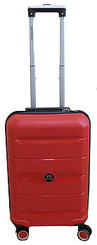 Пластикова маленька валіза з поліпропілену 40L My Polo червона