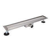 Трап із неіржавкої сталі Qtap Taurus Tile600 лінійний із сухим закривом під плитку