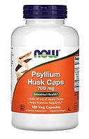 Псиллиум Now Foods клетчатка шелуха семян подорожника 700 мг 180 вегетарианских капсул