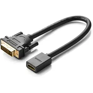 Перехідник Ugreen 20118 DVI (тато) to HDMI (мама) Black