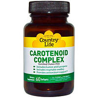 Каротиноїдний комплекс для очей Carotenoid Complex Country Life 60 капсул ТМ Кантрі Лайф / Country Life