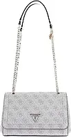 Сумка GUESS NOELLE convertible flap - crossbody bag цвет dove logo