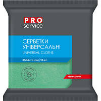 Салфетки для уборки PRO service Вискозные Зеленые 10 шт. (4823071658590)