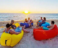 Ламзак надувний диван гамак матрац лежак Lamzac для відпочинку, пляжу, природи 200х60 см Techo