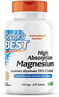 Doctor's Best High Absorption Magnesium 100% Chelated 240 таблеток