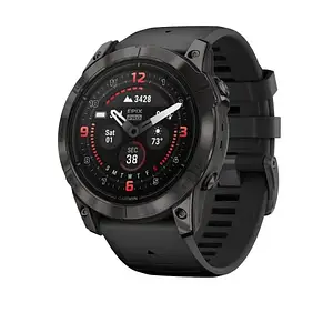 Смарт-годинник Garmin Epix Pro Gen 2 Sapphire 51mm Carbon G. DLC Tit. with Black Band (010-02804-00/01)