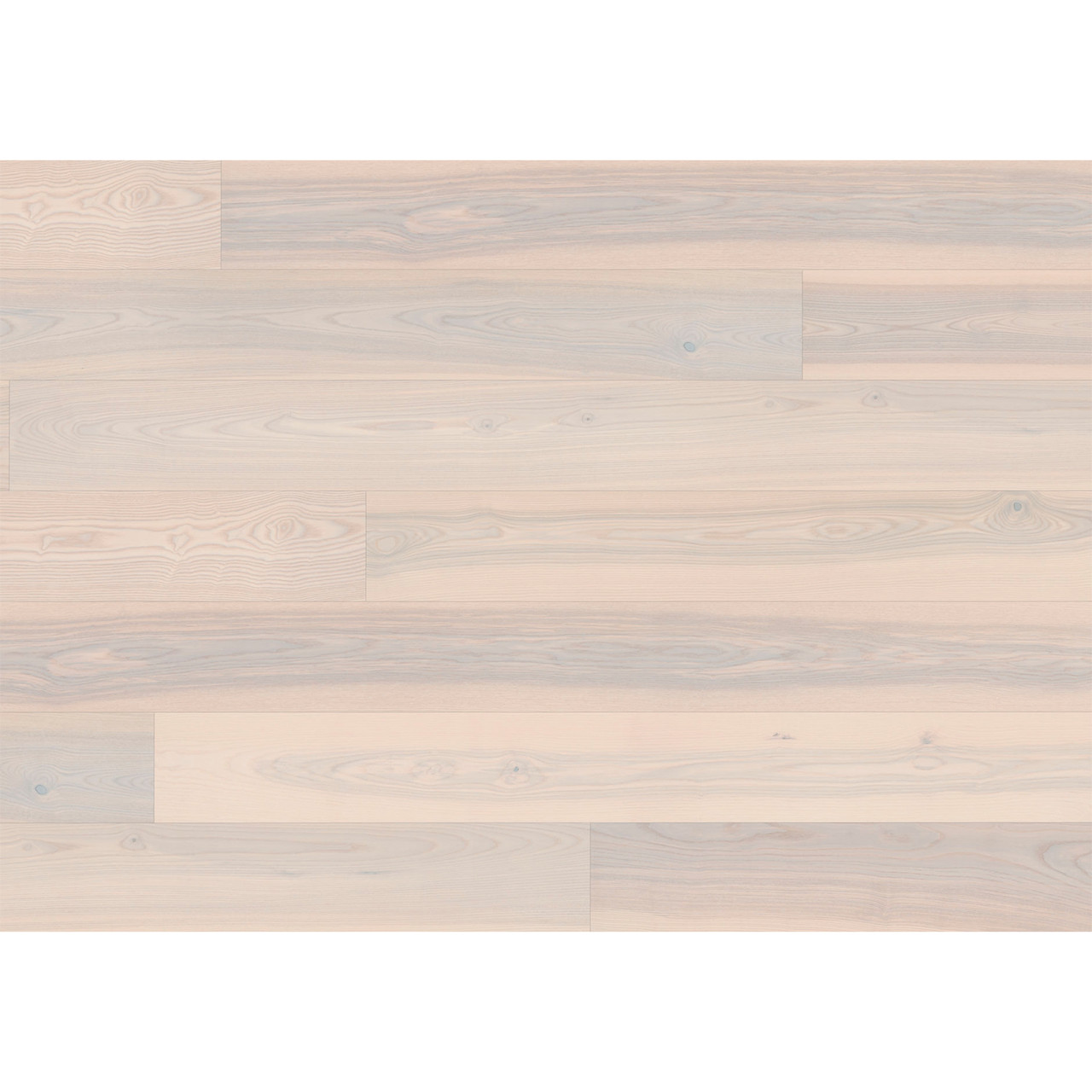 Паркетна дошка T06 Ash azure white planked 1278, balanced, white-lacquered (1 сорт) - фото 3 - id-p2194148426