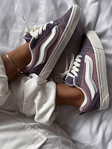 Кеди жіночі фіолетові Vans KNU Plarform Pink Lilac  (16566)