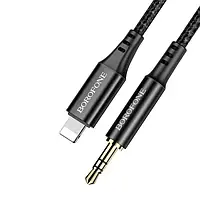 Аудио-кабель Borofone BL7 AUX 3.5 mm (тато) - Apple Lightning (тато), 1m Black Digital Audio conversion