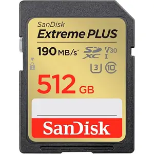 Карта памяті SanDisk 512 GB SDXC UHS-I U3 V30 Extreme Plus (SDSDXWV-512G-GNCIN)