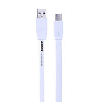 Кабель micro USB 2 м Full Speed белый Remax RC-001m высокое качество