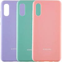 Чехол на Samsung Galaxy A02 / для самсунг галакси А02 коре силиконовый Оранжевый / Neon Orange