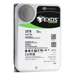 Жорсткий диск внутрішній HDD Seagate Exos X22 22 TB (ST22000NM001E)