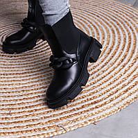 Ботинки женские Fashion Hoofington 3441 36 размер 23,5 см Черный высокое качество