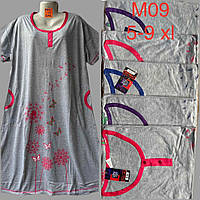 Нічна сорочка жіноча з коротким рукавом батал р-ри 58-66 (мікс) "SHELLY" недорого від прямого постачальника