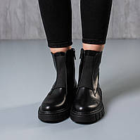 Ботинки женские Fashion Code 3747 37 размер 24 см Черный высокое качество