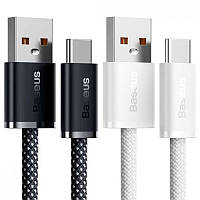 Зарядный USB провод шнур кабель Type-C / Юсб провод шнур кабель тайп си для быстрой зарядки телефона 1м