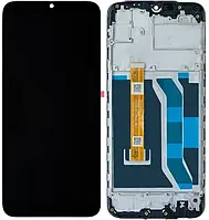Дисплей для Oppo A31/A9 2020/A5 2020 модуль (екран та сенсор) з рамкою, оригінал, Чорний