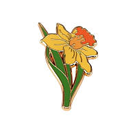 Пін BROCHE Нарцис жовтий BRGV113856 SC, код: 8246343