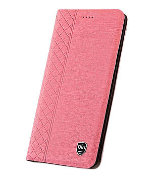 Чохол книжка протиударний магнітний для Samsung M21 M215F "PRIVILEGE" Рожевий- №11