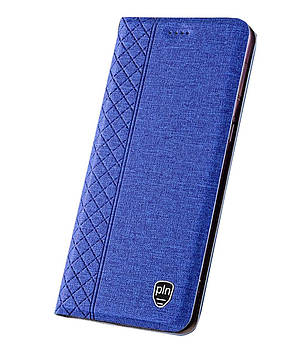 Чохол книжка протиударний магнітний для Samsung J4+ 2018 J415 "PRIVILEGE" Синій - №6