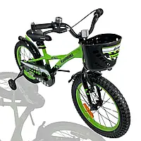 Велосипед детский Kawasaki-Ninja K1620/K2020 зеленый 20''